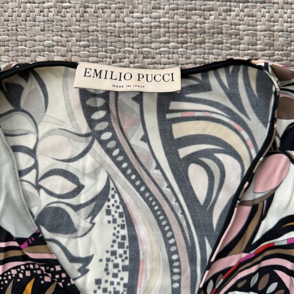 EMILIO PUCCI grasshopper brown dress size 6 / 36 made in Italy - Picture 3 of 10